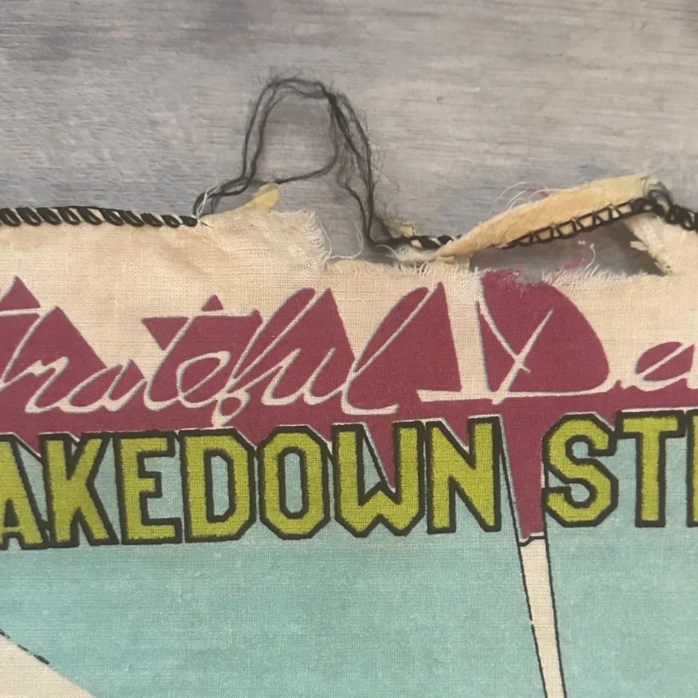 Grateful Dead Shakedown Street back patch circa 1970 - Picture 5 of 10